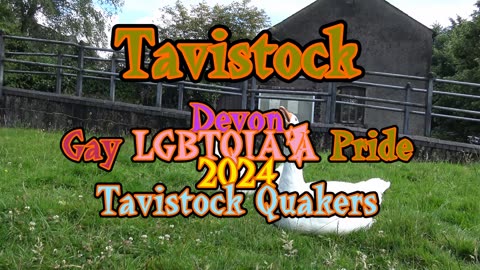 Tavistock Devon England Gay LGBTQIA+ Pride 2024 The Quakers in the Park