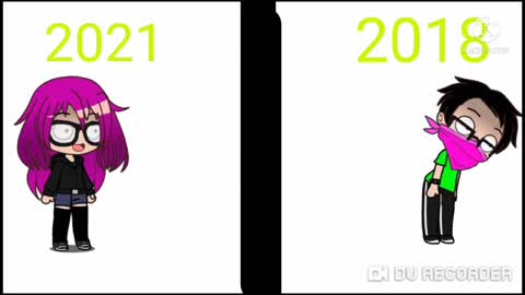 Gacha Club 2021 vs 2018. Meme.