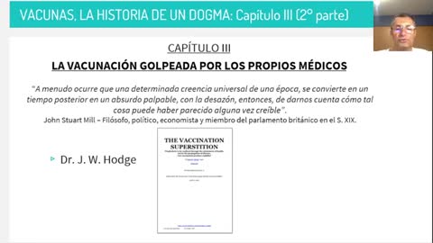 8° charla. "Vacunas, la Historia de un Dogma": Capítulo III (2° parte), libro La Aguja Envenenada