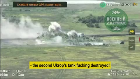 One Russian T-90M Tank Destroys 8 Ukrainian Armoured Vehicles