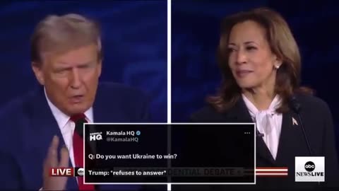 Debate clips Trump Harris