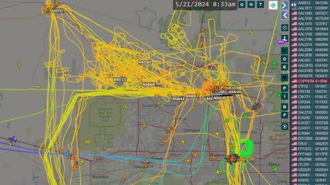 CHINAPAC bird mafia over Phoenix AZ - May 21st 2024 -