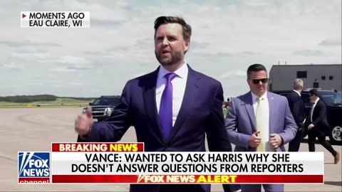 JD Vance: 'I just wanted to check out my future plane'