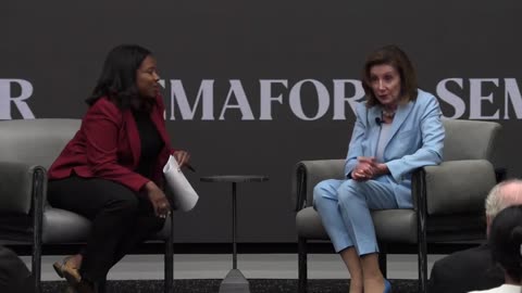 Pelosi said they had an open primary to choose Kamala