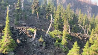 Central Oregon - Three Sisters Wilderness - Panoramic Volcanic Scenery