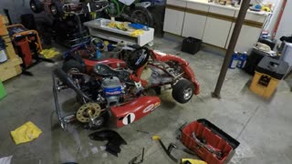 Time lapse engine swap Tag 60 Kart