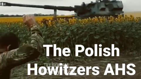 Polish howitzer AHS KRAB somewhere in Ukraine