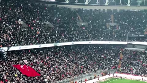 Turkish fans throw toys onto pitch for child quake survivors