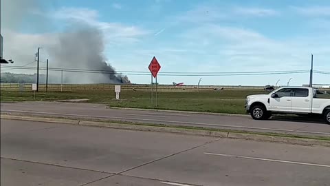 Aftermath of Crash at Dallas Airshow