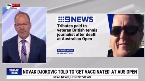 59-year old sports reporter Mike Dickson, who hated tennis star Novak Djokovic for vaxx refusal, died suddenly