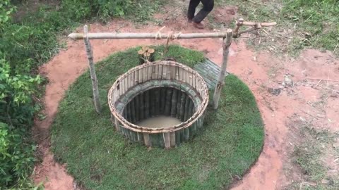 Search groundwater in the forest (wells Bamboo)