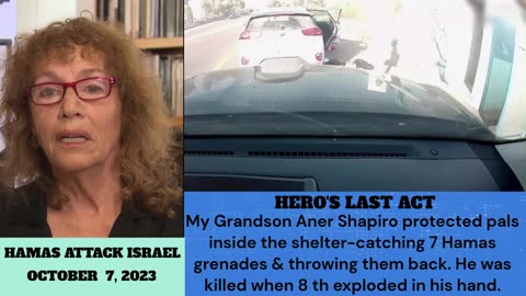 Israel-Hamas War2023 : ANER SHAPIRO'S HERO'S LAST ACT