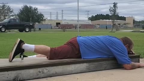 45-year-old Man Having Hard Time Working Out A Skateboard Trick After 20 Years Without Practice