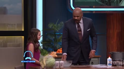 Steve Harvey meets the cutest kid inventor's|💖|Steve Harvey