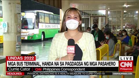 Mga bus terminal, handa na sa pagdagsa ng mga pasahero