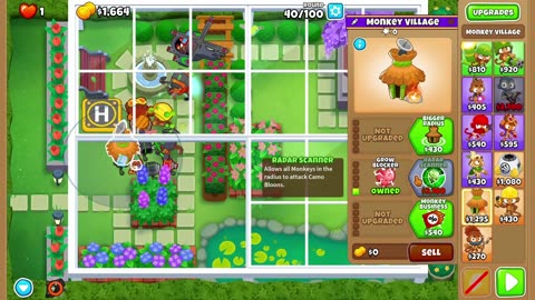 Covered Garden CHIMPS BTD6 - Under the Glass only!