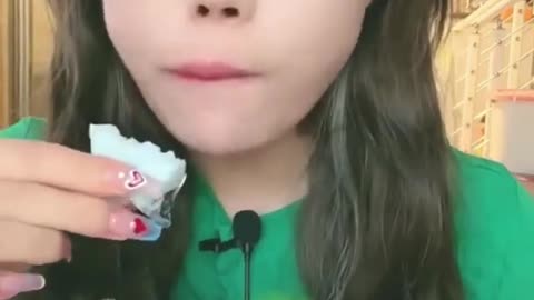 ASMR ice eating sounds