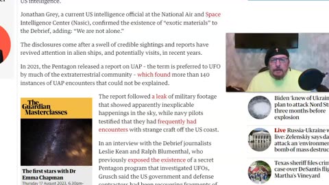 US Has Alien Crafts Of Non Human Origin, Trump To Be Indicted! The Cover Up