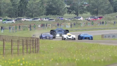 Batmobile vs Hypercars at Highlands