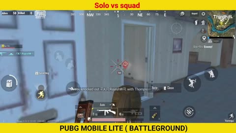 PUBG MOBILE LITE SOLO VS SQUAD 💪