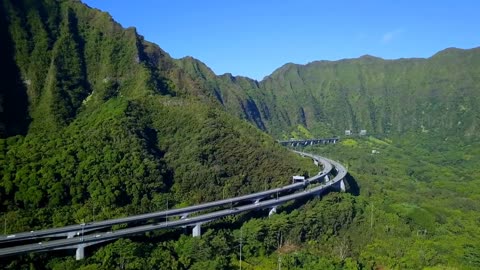 Aerial % Hawaii % Drone % Footage % with % Relaxing