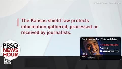 KS GOV KELLY COMMENTS (OR NOT) ON ILLEGAL, CORRUPT POLICE RAID OF KS NEWSPAPER AND HOME? MORE - 8 mins.