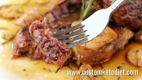 Keto Garlic & Rosemary Beef Shanks