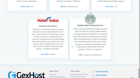 Web Hosting company