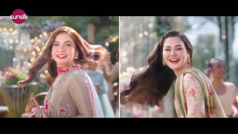 Hania amir and Dananeer sunsilk ads