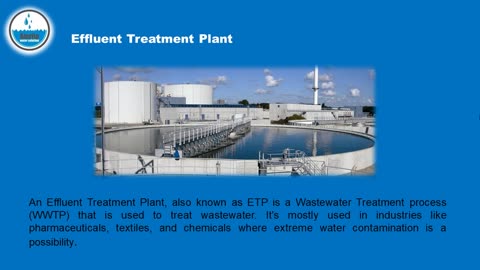 What is Effluent Treatment Plant and Its Benefit- AWS