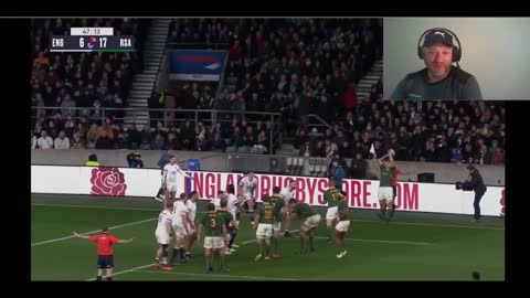 Faf De Klerk FLUNG by England and lands back on his feet Springboks vs England SEM Ruggas