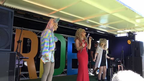 Saltash Cornwall Gay LGBTQIA+ Pride. 2022 Main Layla Zee Susan Drag Queen