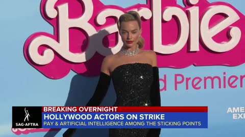 Hollywood actors on strike