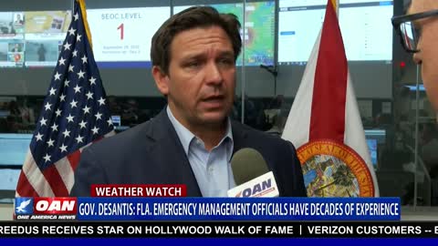 Gov. DeSantis: Fla. emergency management officials have decades of experience