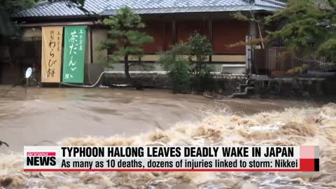 Typhoon Halong claims 10 lives in Japan: local media