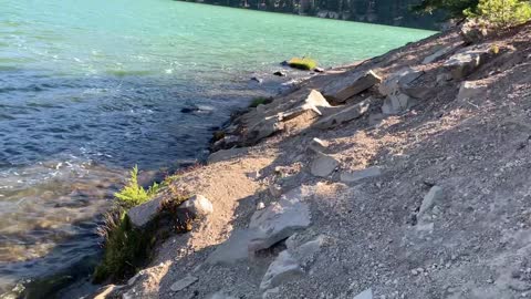 Central Oregon - Three Sisters Wilderness - Shoreline of Gorgeous Lower Green Lake