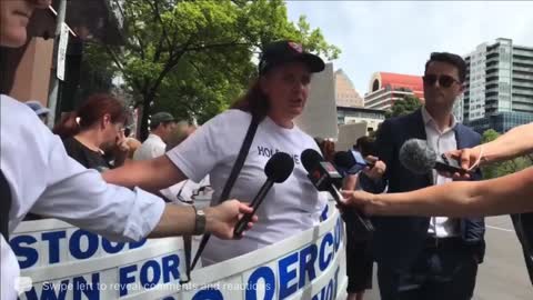 South Australian Nurse Protests COVID Vaccine