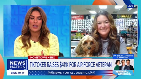 TikToker raises $411K for Air Force veteran facing eviction | Morning in America