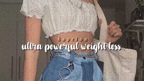 ultra powerful weight loss subliminal (listen once)