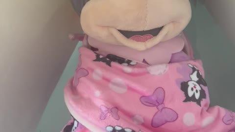 Disney Parks Baby Minnie Mouse in a Pouch Blanket Plush Doll #shorts