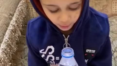 Water Spray Prank On Little Brother