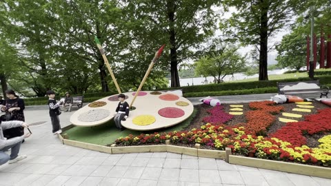 Goyang International Flower Festival (고양국제꽃박람회)2023, ilsan lake park in South Korea