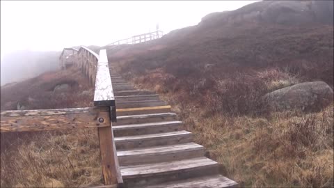 Cape Spear in the fog