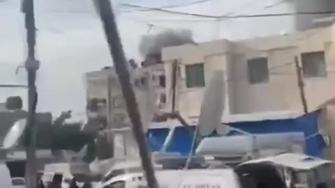 IDF attacking civilian area