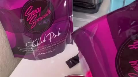 Unboxing & Underarm Waxing with Sexy Smooth Tickled Pink Hard Wax | @rayoesthetics