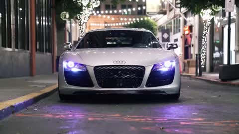 #Super Running # Men's Dream # Audi r8