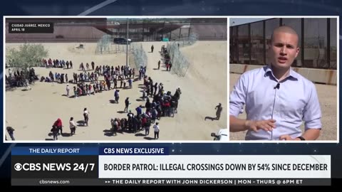 Mayorkas discusses dramatic decrease in illegal border crossings CBS News