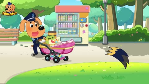 Police Takes Care of Baby | Cartoons for Kids