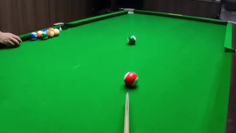 Snooker billiards trick shots complication