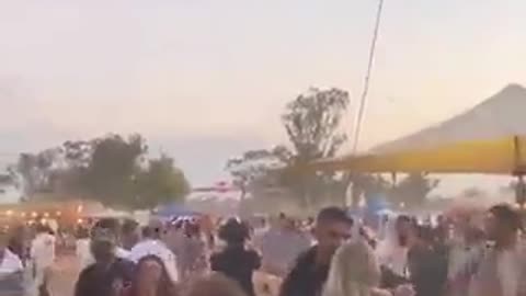 Video of the music festival for peace near the Gaza border fence recording